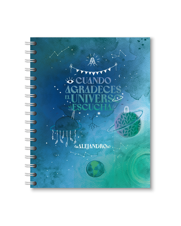 Diario de Gratitud UNIVERSE Azul