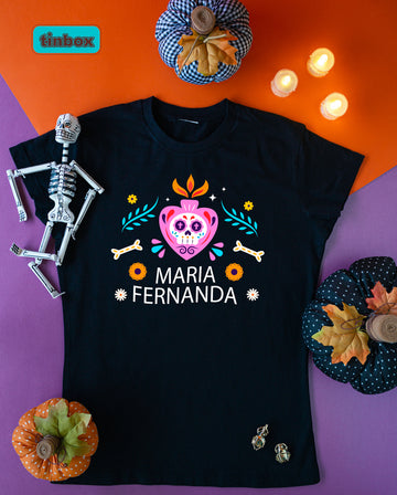 Playera Corazon Día de Muertos