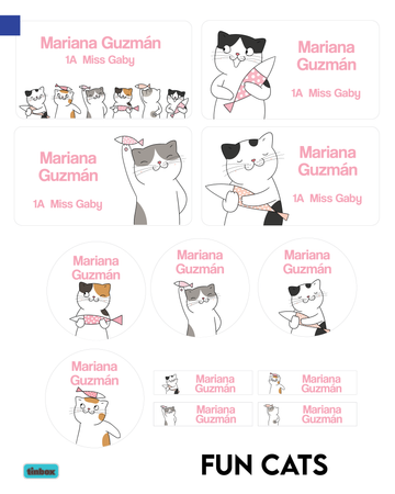 Etiquetas Fun Cats