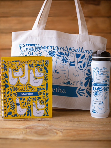 Kit Mamá Gallina -Azul