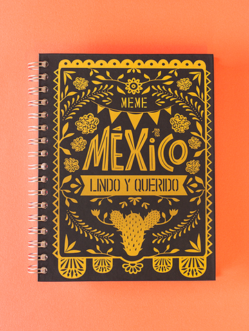 Libreta México Lindo Negra