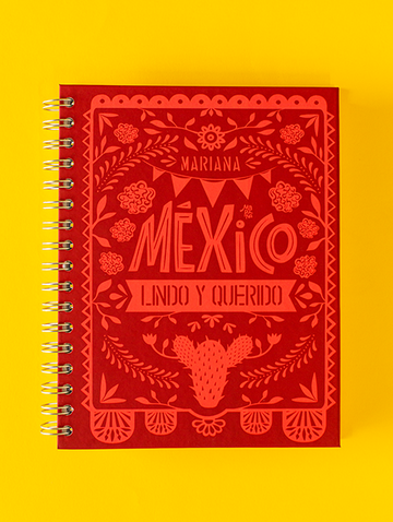 Libreta México Lindo Roja