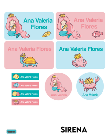 Etiquetas Sirena