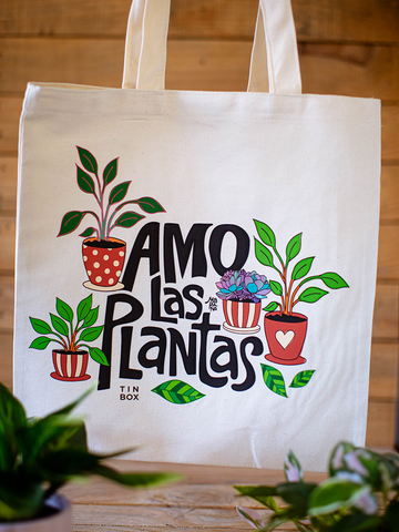 Bolsa Amo las Plantas