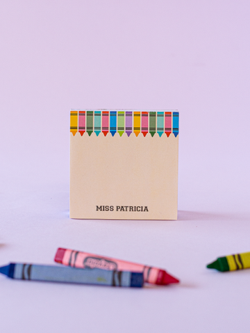 Bloc de Notas Crayones