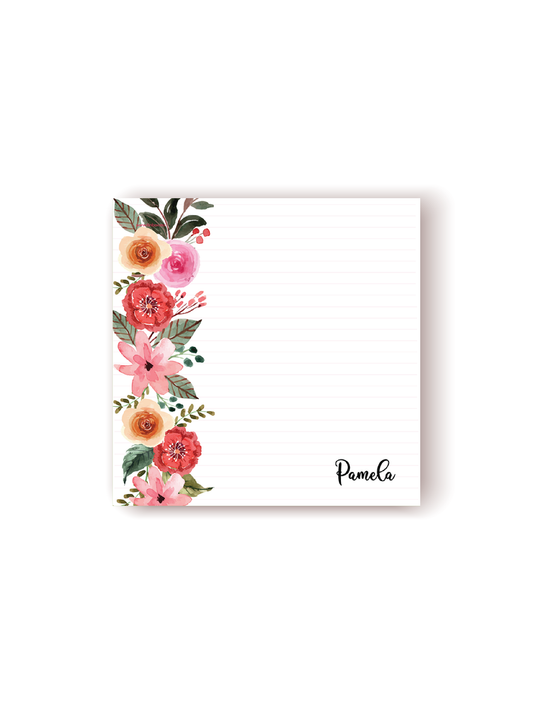 Bloc de Notas Floral