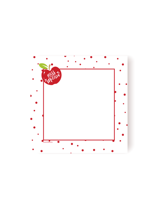 Bloc de Notas Manzana
