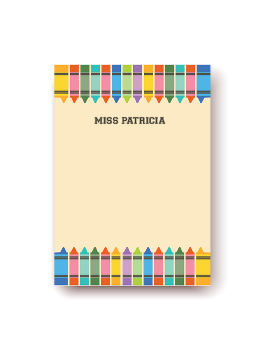 Bloc de Notas Crayones