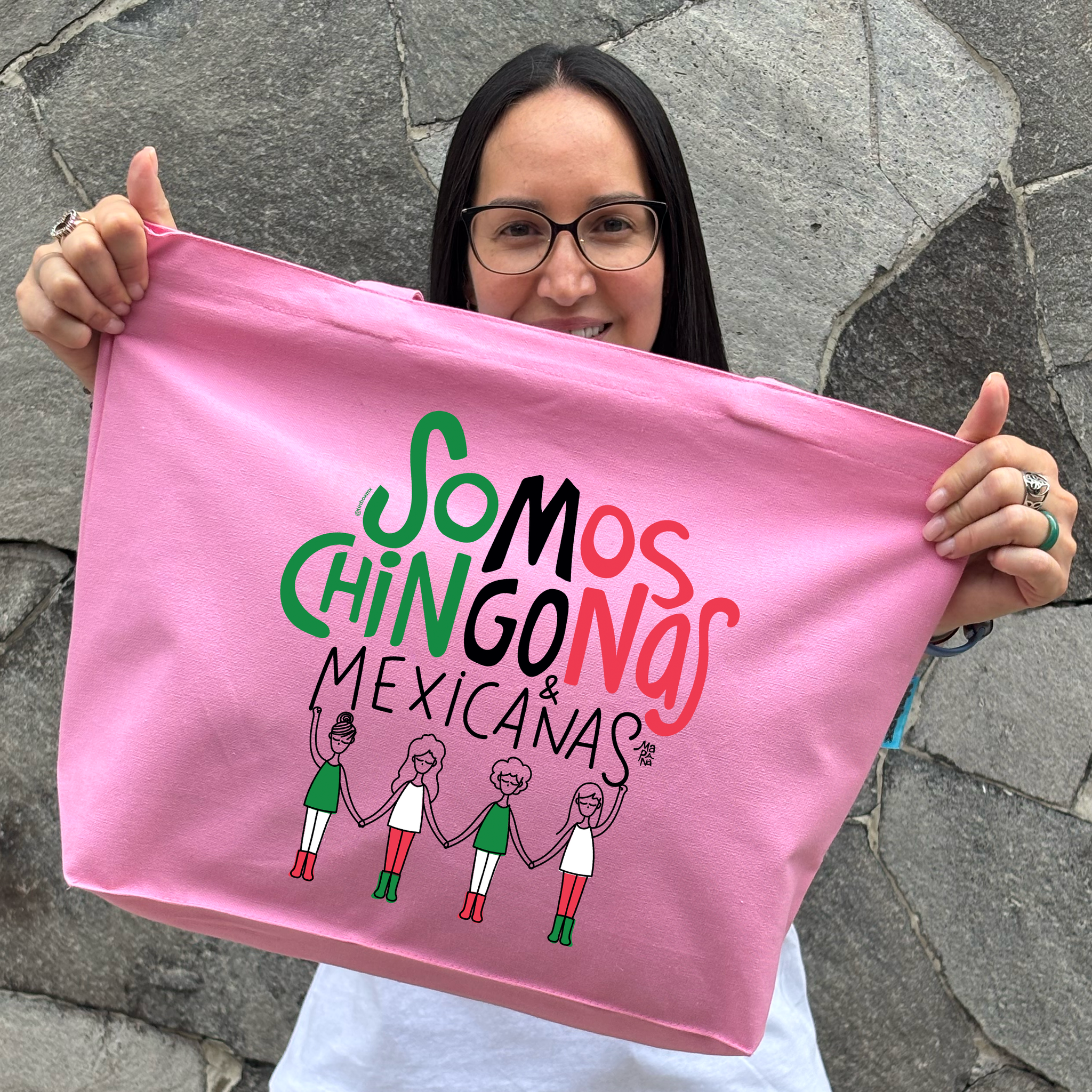 Bolsa y estuche - Somos Chingonas & Mexicanas