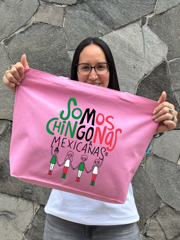 Bolsa y estuche - Somos Chingonas & Mexicanas