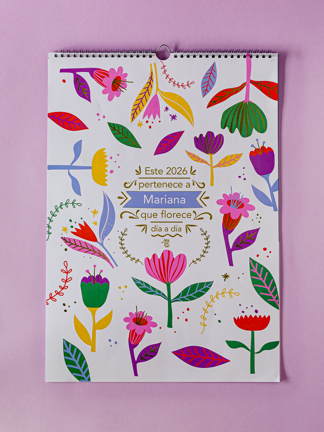 Calendario Florecer