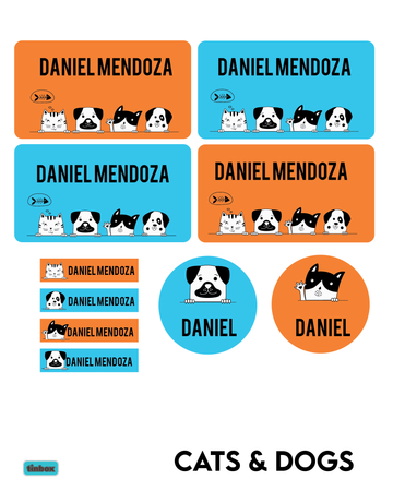 Etiquetas Cats & Dogs