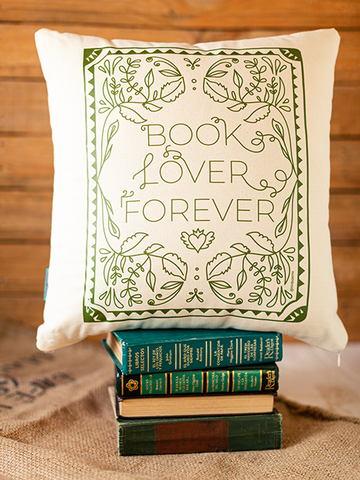 Cojin Book Lover Forever