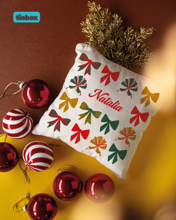 Cojin Navidad Moños