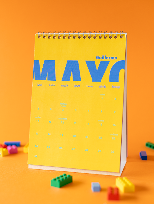 Calendario Color Block