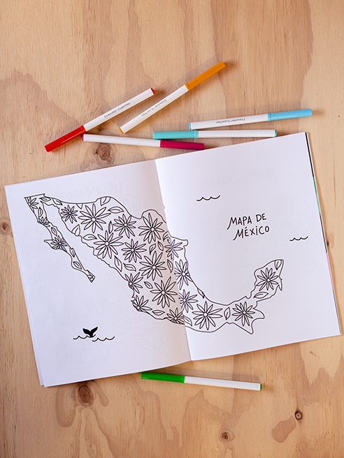 Libro para colorear COLORES MÉXICO