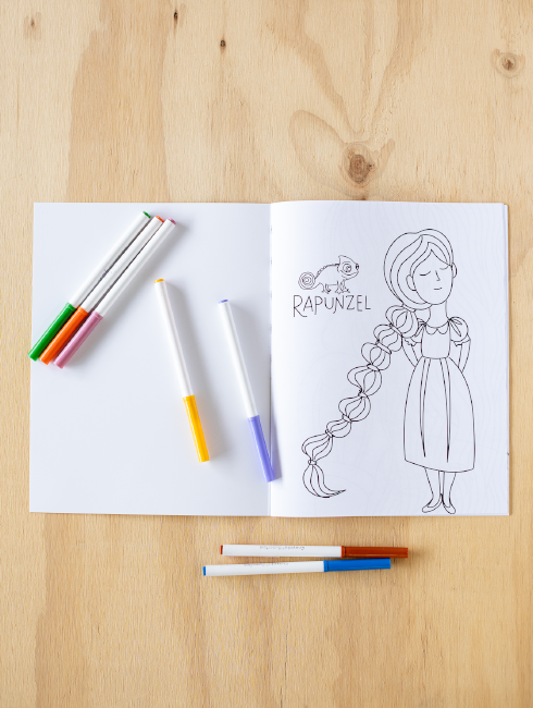 Libro para colorear CUENTOS CLÁSICOS