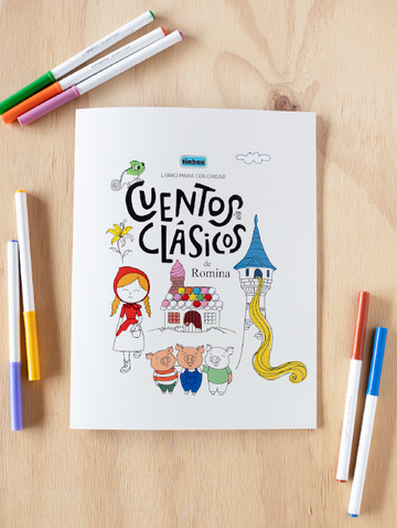Libro para colorear CUENTOS CLÁSICOS