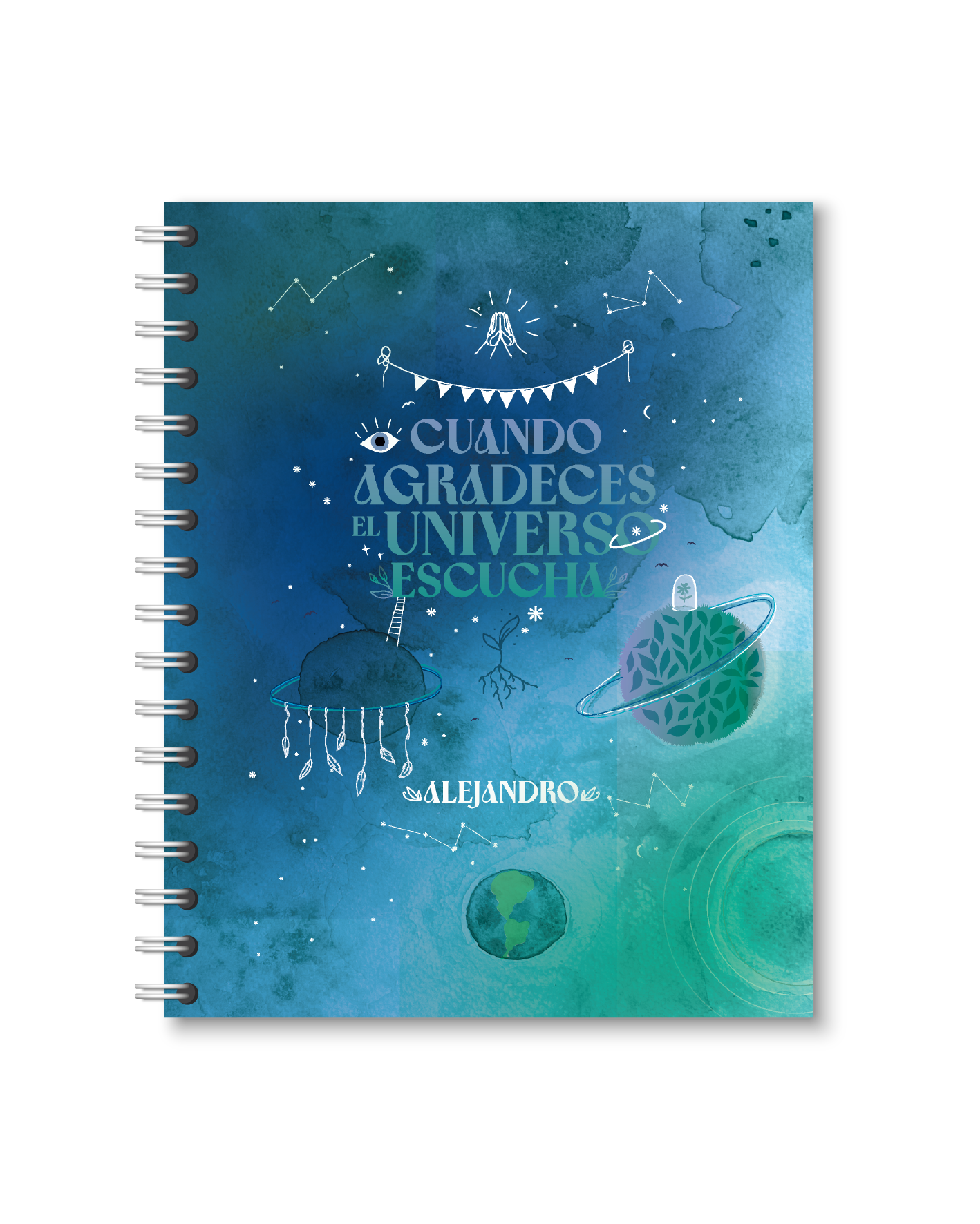 Diario de Gratitud UNIVERSE Azul