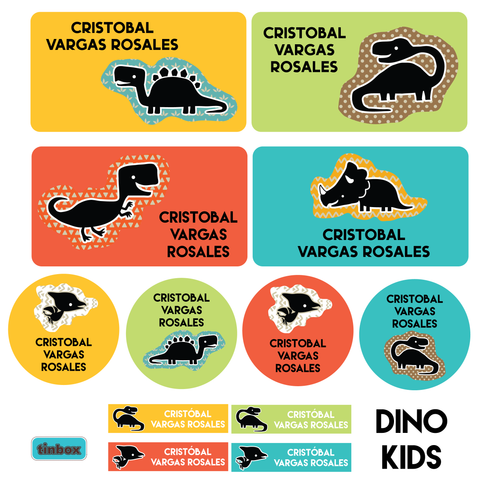 Etiquetas - Dino Kids