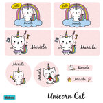 Etiquetas - Unicorn Cat