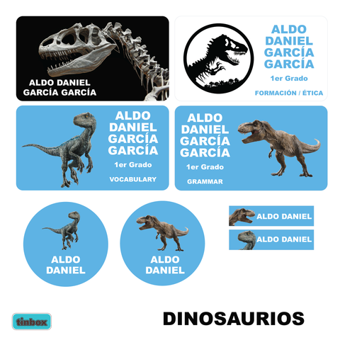 Etiquetas - Dinosaurios