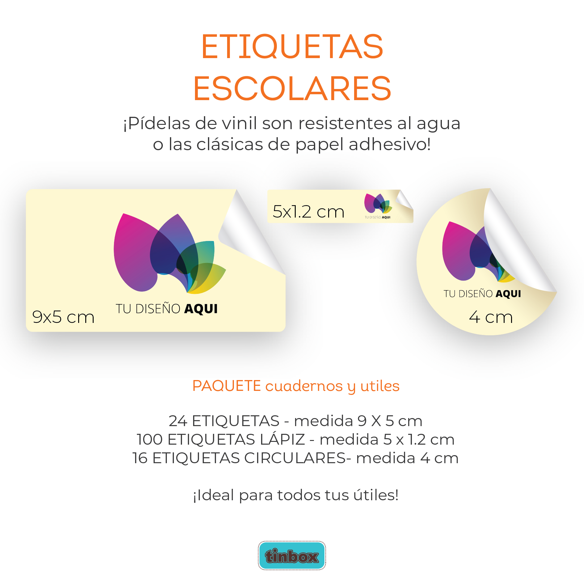 Etiquetas Escolares Mi Diseño