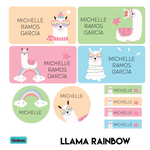 Etiquetas - Llama Rainbow