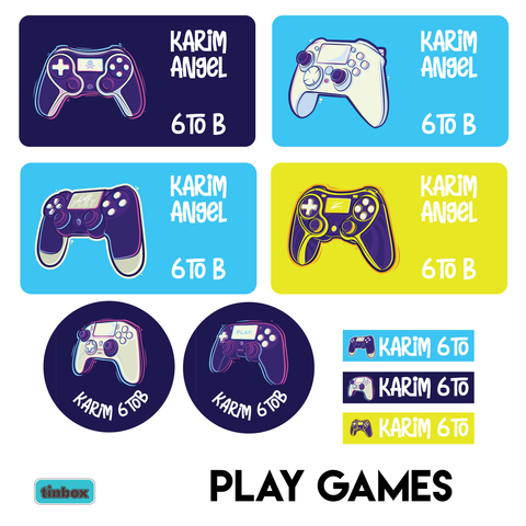 Etiquetas - Play Games