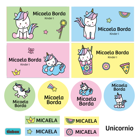 Etiquetas - Unicornio