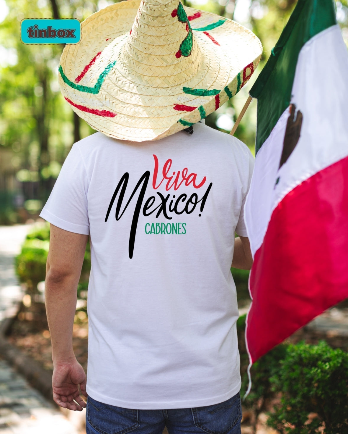 Playera Viva México Cabrones