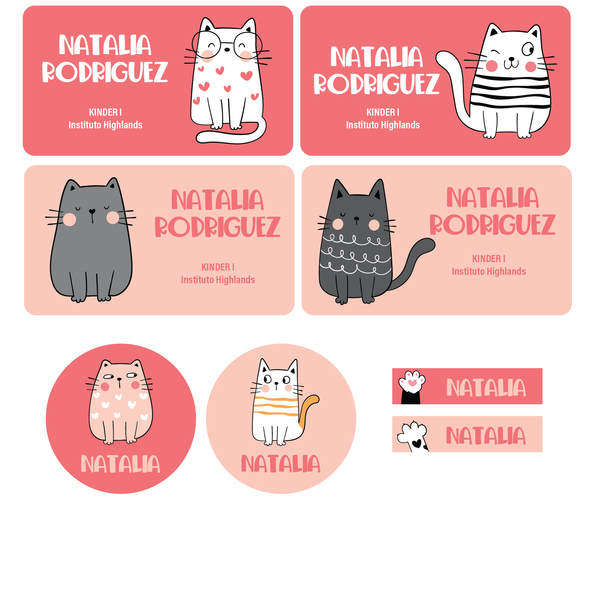 Etiquetas Gatitos