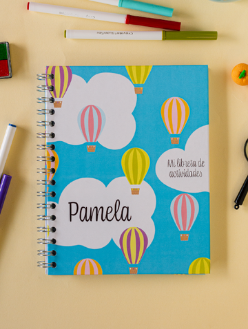 Libreta Infantil Globos