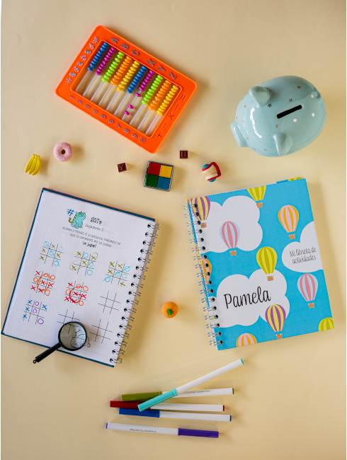 Libreta Infantil Globos