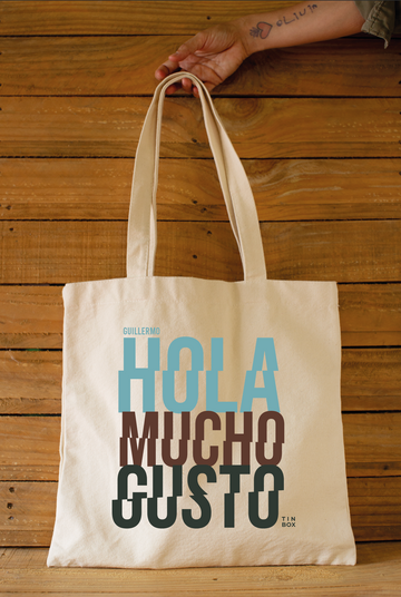 Bolsa Hola Mucho Gusto!