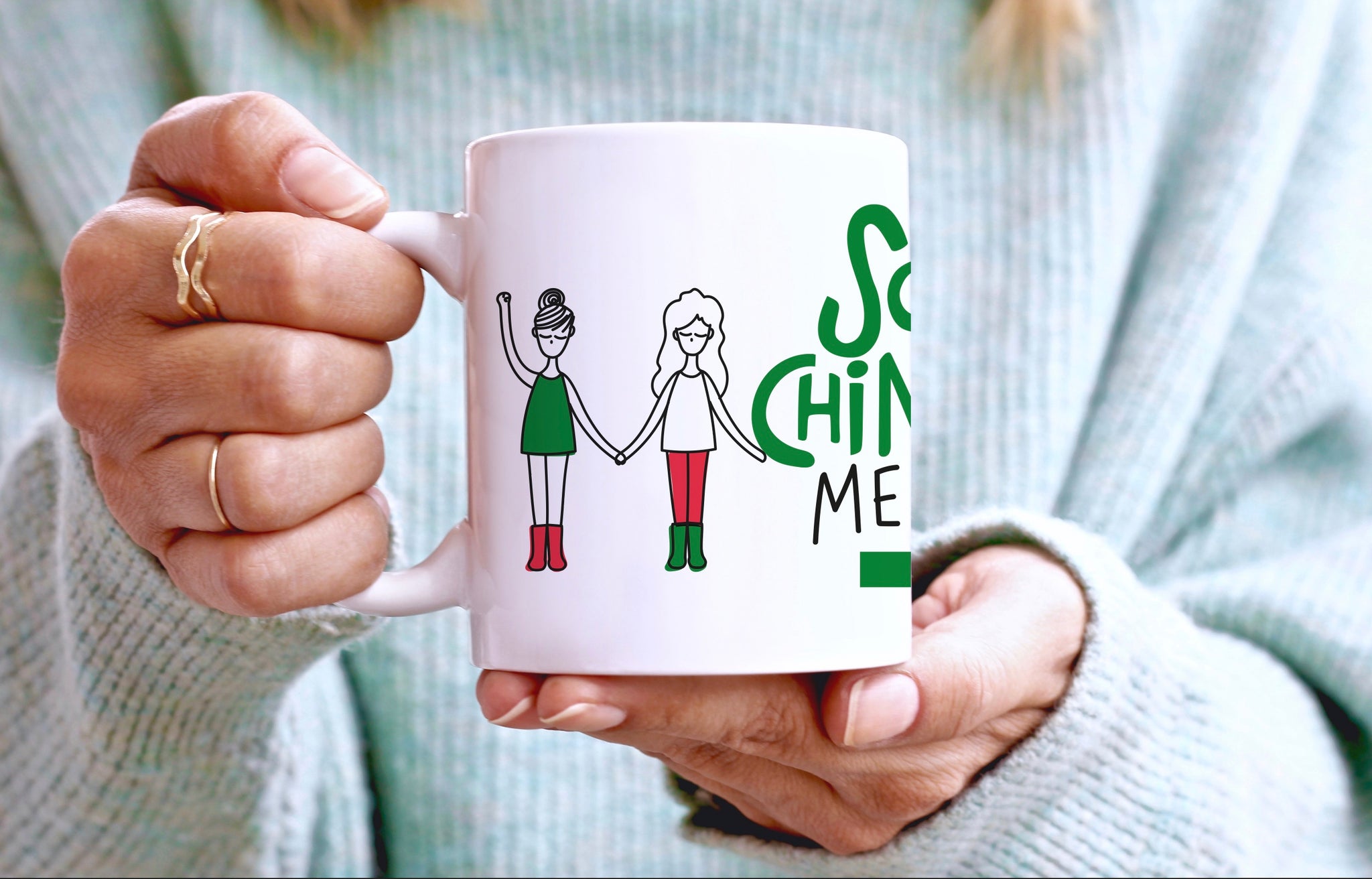 Taza Somos Chingonas y Mexicanas