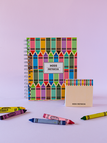 Kit Crayones Libreta+Bloc