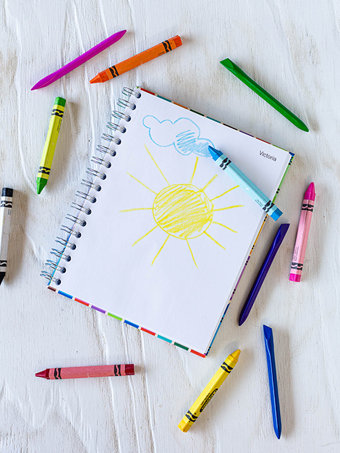 Libreta Infantil Crayones