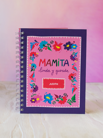 Libreta Mamita Linda y Querida - morada