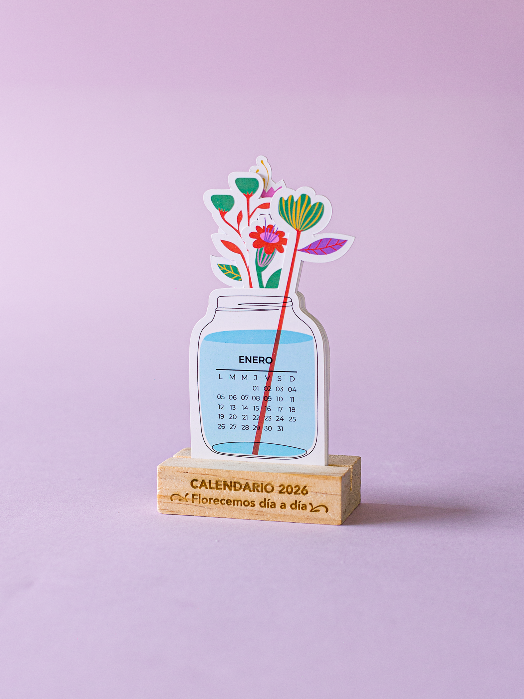 Mini Calendario Florecer