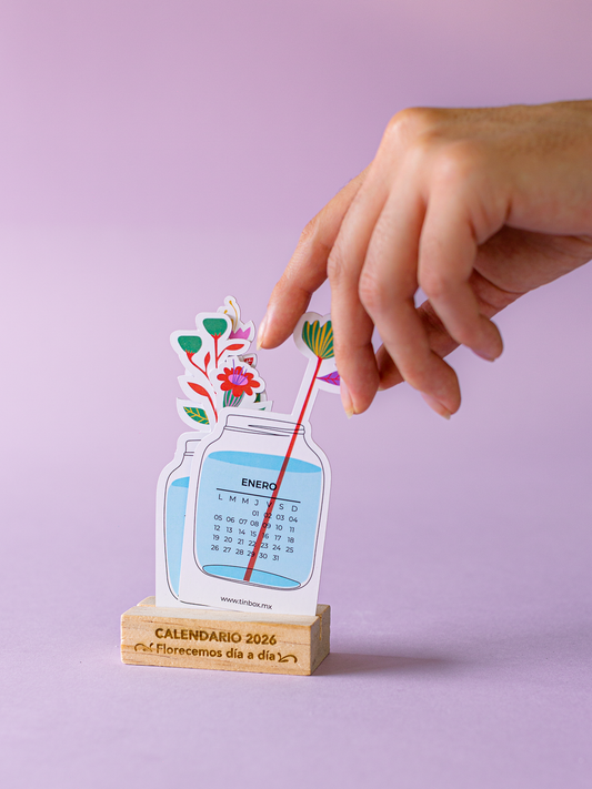 Mini Calendario Florecer