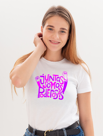 Playera Juntas Somos Poderosas