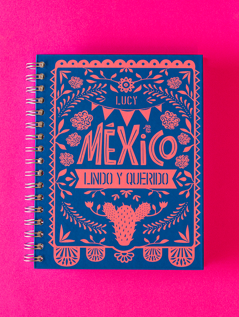 Libreta México Lindo Morado