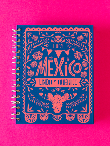 Libreta México Lindo Morado