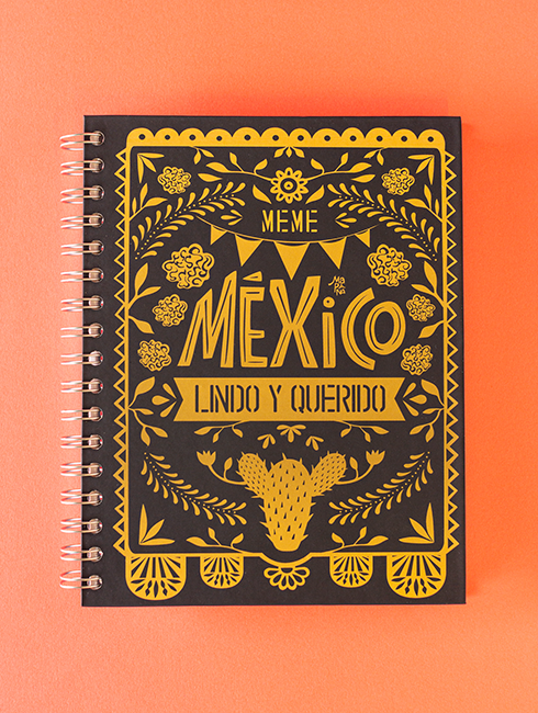 Libreta México Lindo Negra