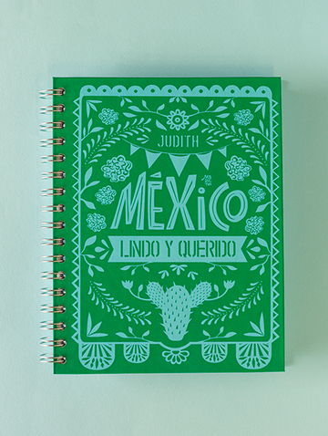 Libreta México Lindo Verde