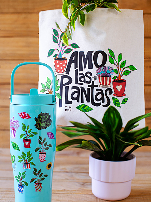 Etiquetas DTF UV-Amo Las Plantas