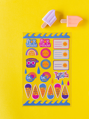 Etiquetas DTF UV-Summer